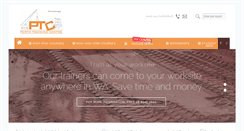 Desktop Screenshot of perthtrainingcentre.com.au
